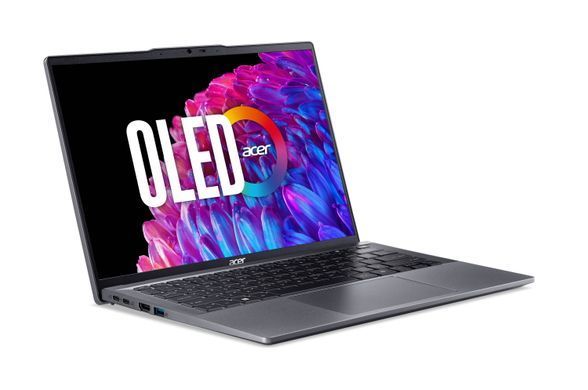 Acer Ноутбук Swift Go 14 SFG14-63 14" 2.8K OLED, AMD R7-8845HS, 32GB, F1TB, UMA, Lin, серый NX.KYLEU.005 фото
