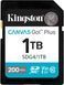 Kingston Карта пам'яті Kingston SD 1TB C10 UHS-I U3 V30 R200/W160MB/s 1 - магазин Coolbaba Toys