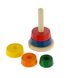 Пирамидка nic деревянная Коническая разноцветная 4 - магазин Coolbaba Toys