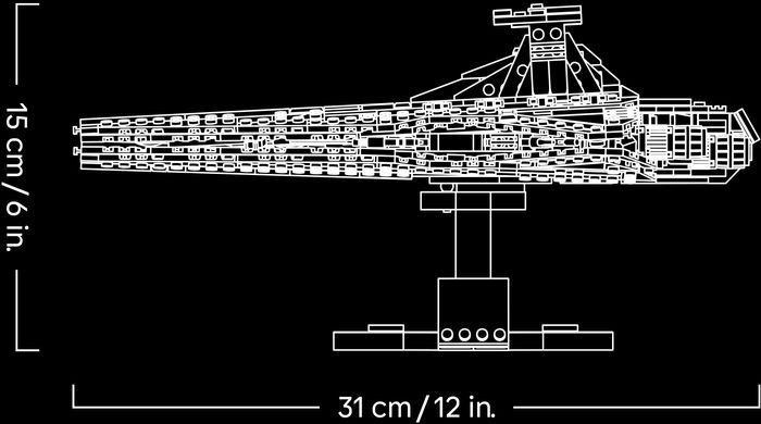 LEGO Конструктор LEGO Star Wars Зоряний крейсер класу &laquo;Венатор&raquo; 75441- фото