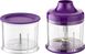 Блендер Sencor погружной, 1000Вт, 3в1, чаша-1*500 и 2*700мл, фиолетовый 11 - магазин Coolbaba Toys