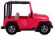 Транспорт для кукол Our Generation Розовый джип с черной рамкой 3 - магазин Coolbaba Toys