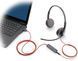 Poly Гарнитура компьютерная стерео On-ear Blackwire 3225, USB-A, USB-C, 3.5 мм, однонаправленный, черный 2 - магазин Coolbaba Toys