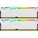 Kingston Память ПК DDR5 32GB KIT (16GBx2) 5600 FURY Beast RGB EXPO Белый 2 - магазин Coolbaba Toys