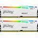 Kingston Память ПК DDR5 32GB KIT (16GBx2) 5600 FURY Beast RGB EXPO Белый 1 - магазин Coolbaba Toys