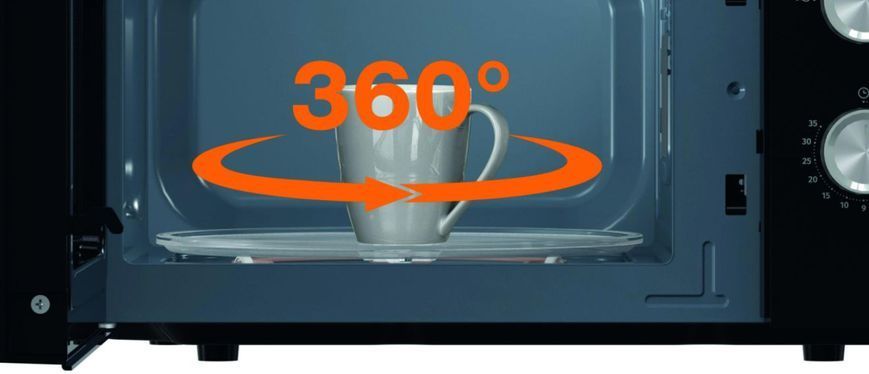 Gorenje Микроволновая печь Gorenje, 17л, мех. управл., 700Вт, черный MO17E1BH фото