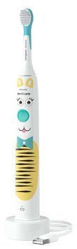 Philips Щетка зубная электр. Sonicare For Kids для детей , насадок-1, 2 комплекта наклеек HX3601/01 фото