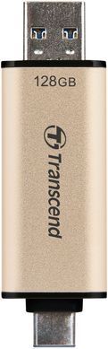 Transcend Накопитель 128GB USB 3.2 Type-A + Type-C JetFlash 930 Black R420/W400MB/s TS128GJF930C фото