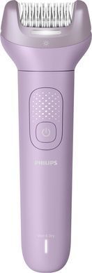 Philips Епілятор Philips Series 9000 дисковий, аккумул., пінцет.-32, волог.+сух., насадок-6, футляр, фіолетовий BRE728/00 фото