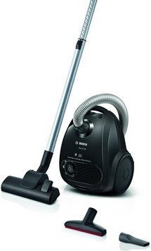 Bosch Пылесос мешковый, 600Вт, мешок-3.5л, НЕРА, черный BGL2X106 фото