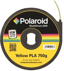 Картридж з ниткою Polaroid ModelSmart 250s, 1.75мм / 0.75кг, PLA, жовтий 3D-FL-PL-6020-00 фото