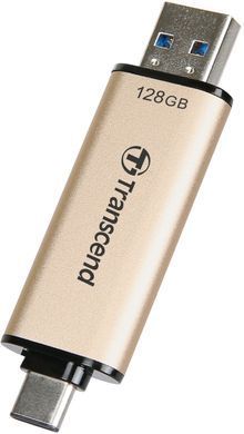 Transcend Накопитель 128GB USB 3.2 Type-A + Type-C JetFlash 930 Black R420/W400MB/s TS128GJF930C фото