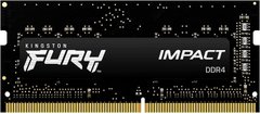 Пам'ять ноутбука Kingston DDR4 16GB KIT (8GBx2) 2666 FURY Impact KF426S15IBK2/16 фото