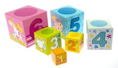 Кубики картонні goki Вчимося рахувати 58508 - купити в інтернет-магазині Coolbaba Toys