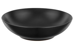 Тарілка супова Ardesto Molize, 20 см , чорна, кераміка AR2920MB фото