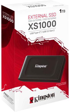 Kingston Портативный SSD 1TB USB 3.2 Gen 2 Type-C XS1000 SXS1000/1000G фото