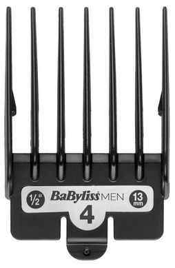 BaByliss Машинка для стриження, мережа+акум., вібраційний мотор, насадок-10, кейс, чохол, гребінець у компл., сталь, сірий E996E фото