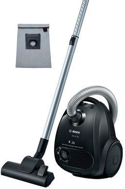 Bosch Пылесос мешковый, 600Вт, мешок-3.5л, НЕРА, черный BGL2X106 фото