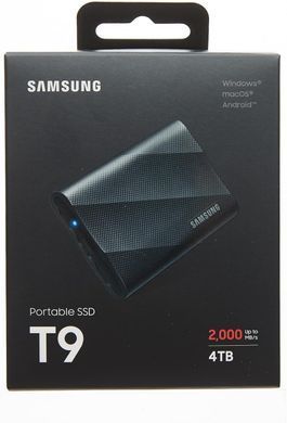 Samsung Портативний SSD 4TB USB 3.2 Gen 2 Type-C T9 Shield MU-PG4T0B/EU фото