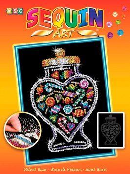 Набор для творчества Sequin Art ORANGE Банка с конфетами SA1505 фото