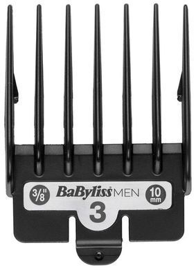 BaByliss Машинка для стриження, мережа+акум., вібраційний мотор, насадок-10, кейс, чохол, гребінець у компл., сталь, сірий E996E фото