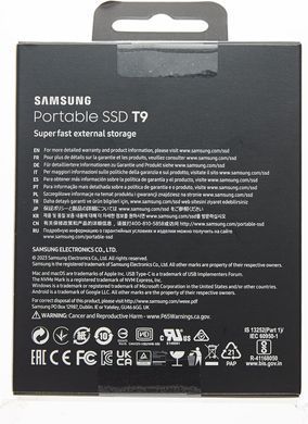 Samsung Портативний SSD 4TB USB 3.2 Gen 2 Type-C T9 Shield MU-PG4T0B/EU фото