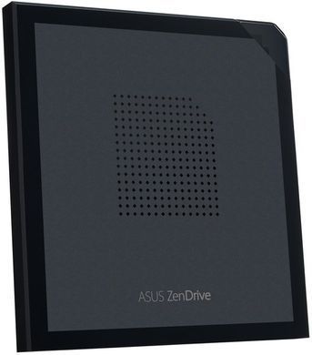 ASUS Привід оптичний портативний SDRW-08V1M-U DVD+-R/RW burner USB Type-C чорний cable-storage design Retail Box Slim 90DD02L0-M29000 фото