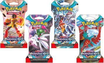 Pokemon TCG Коллекционная карточная игра Pokemon: Paradox Rift (Cardboard Cover), бустер пак (1шт) 820650854002 фото
