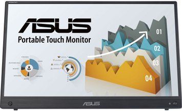 ASUS Монітор портативний 15.6" ZenScreen MB16AMTR mHDMI, 2xUSB-C, MM, IPS, 7800mAh, Touch, Case 90LM04S0-B02170 фото