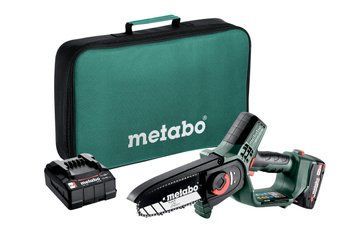 Metabo Пила ланцюгова акумуляторна MS 18 LTX 15 18В 1х2А&middot;год шина 15см 5м/сек 2кг 600856500 фото