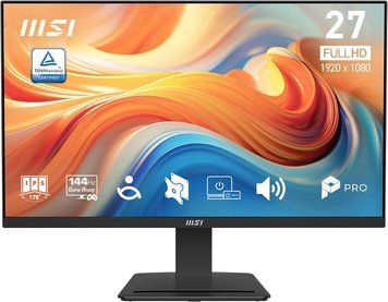 MSI Монітор MSI 27" PRO MP273-E14A D-Sub, HDMI, DP, Audio, IPS, 144Hz, 1ms, sRGB 102%, FreeSync 9S6-3PB4CH-250 фото