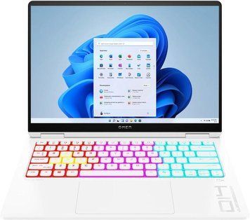 HP Ноутбук OMEN Transcend 14-fb1006ua 14" 3K OLED, Intel U7-255H, 32GB, F1024GB, NVD5060-8, Win11, білий C3US3EA фото