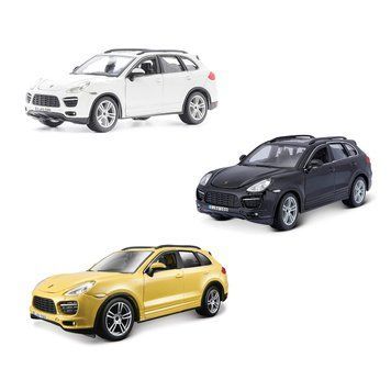 Автомодель - PORSCHE CAYENNE TURBO (ассорти белый, желтый, чёрный 1:24) 18-21056 фото