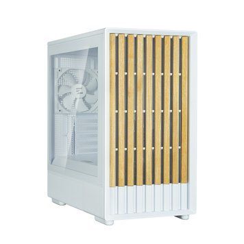 Zalman Корпус P10 Namu без БП, 1xUSB3.0, 1xUSBType-C, 2x120мм, 1x120мм ARGB, VGA 340мм, LCS ready, TG Side Panel, mATX, білий P10NAMUWHITE фото