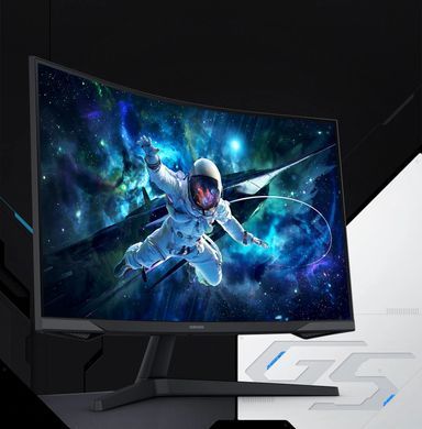 Samsung Монітор Samsung 31.5" Odyssey G55C 2xHDMI, DP, VA, 2560x1440, 165Hz, 1ms, CURVED LS32CG550EIXUA фото
