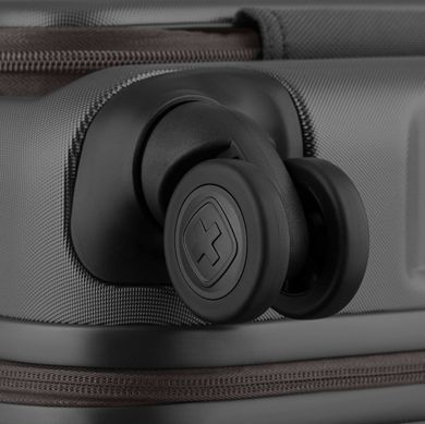 Wenger Валіза Wenger Skyon Hardside Carry-On, мала, з відсіком для н/б 16", полікарбонат, TSA, 4 колеса, розширення, USB, сірий 653564 фото