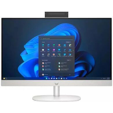 HP Комп'ютер персональний моноблок 245-G10 23.8" FHD IPS AG, AMD R5-7520U, 16GB, F512GB, UMA, WiFi, кл+м, 3р, Win11P, білий 936K4EA фото