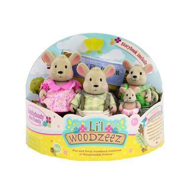 Li`l Woodzeez Набір фігурок - Сім'я Мишей 6003Z фото
