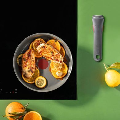 Tefal Набір посуду Ingenio Renew, знімна ручка, 3предмети, алюміній, бакеліт, сірий L2609502 фото