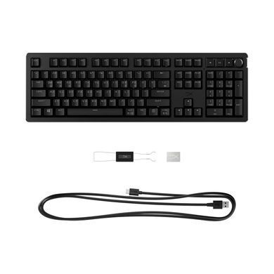 HyperX Клавиатура механическая Alloy Rise 106key, Red, USB-A, EN/UA, RGB, черный 7G7A3AA фото
