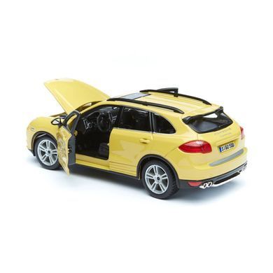 Автомодель - PORSCHE CAYENNE TURBO (ассорти белый, желтый, чёрный 1:24) 18-21056 фото