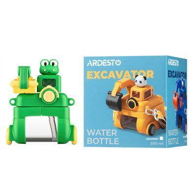 ARDESTO Пляшка для води ARDESTO Excavator 500мл, пластик, зелений