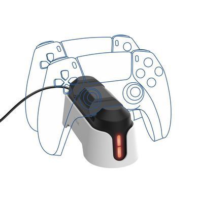 Trust Зарядна станція для геймпадів Trust GXT 228 for PS5, білий 25597_TRUST фото