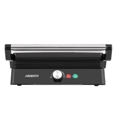 ARDESTO Гриль прижимной GH-1800MB, 1800Вт, раскрытие на 180&deg;, металл, черно-серебристый GH-1800MB фото