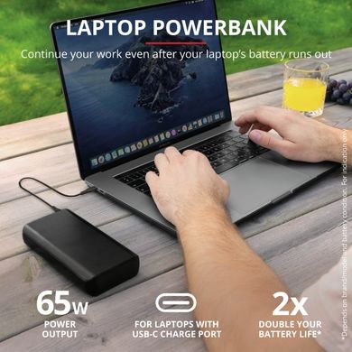 Портативное зарядное устройство Trust Laro 65W USB-C 20.000 mAh for laptop Black 23892_TRUST фото