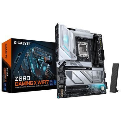 Gigabyte Материнская плата Z890 GAMING X WIFI7 s1851 Z890 4xDDR5 M.2 HDMI DP Wi-Fi BT ATX Z890_GAMING_X_WIFI7 фото