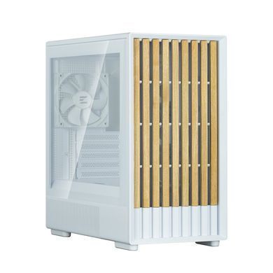 Zalman Корпус P10 Namu без БП, 1xUSB3.0, 1xUSBType-C, 2x120мм, 1x120мм ARGB, VGA 340мм, LCS ready, TG Side Panel, mATX, білий P10NAMUWHITE фото