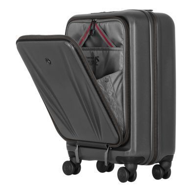 Wenger Валіза Wenger Skyon Hardside Carry-On, мала, з відсіком для н/б 16", полікарбонат, TSA, 4 колеса, розширення, USB, сірий 653564 фото