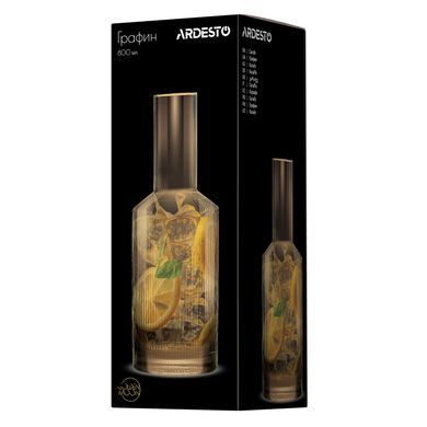 ARDESTO Графин, 800мл, боросиликатное стекло, золотистый AR2690GG фото