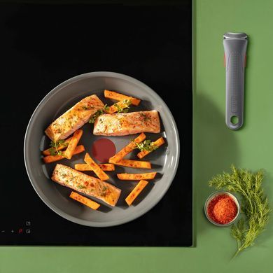 Tefal Набір посуду Ingenio Renew, знімна ручка, 3предмети, алюміній, бакеліт, сірий L2609502 фото